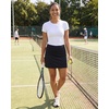 image:image3 Pack Womens 16 Skorts Skirts with Built in Shorts Pockets High WaistedSet 10