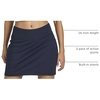 image:image3 Pack Womens 16 Skorts Skirts with Built in Shorts Pockets High WaistedSet 3