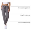 image:image3 Pack Womens Dry Fit Joggers Sweatpants Athletic Casual Lounge PocketsSet 3