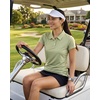 image:image3 Pack Womens Golf Polo Shirts Short Sleeve Collared Tennis Dry Fit TopsSet 5