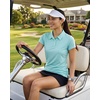 image:image3 Pack Womens Golf Polo Shirts Short Sleeve Collared Tennis Dry Fit TopsSet 8