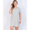 image:image3 Pack Womens Nightgowns Short Sleeve Sleep Shirts Nightshirt Pajama DressSet B