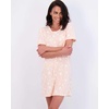 image:image3 Pack Womens Nightgowns Short Sleeve Sleep Shirts Nightshirt Pajama DressSet F
