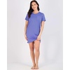 image:image3 Pack Womens Nightgowns Short Sleeve Sleep Shirts Nightshirt Pajama DressSet H