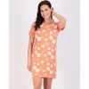 image:image3 Pack Womens Nightgowns Short Sleeve Sleep Shirts Nightshirt Pajama DressSet H