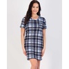 image:image3 Pack Womens Nightgowns Short Sleeve Sleep Shirts Nightshirt Pajama DressSet H
