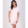image:image3 Pack Womens Nightgowns Short Sleeve Sleep Shirts Nightshirt Pajama DressSet K