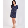 image:image3 Pack Womens Nightgowns Short Sleeve Sleep Shirts Nightshirt Pajama DressSet L