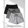 image:image3 Pack Womens Pajama Shorts Soft Sleep Lounge Pj Bottoms Comfy Cute SummerSet I