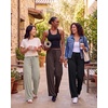 image:image3 Pack Womens Palazzo Pants Wide Leg Adaptive Pajama Bottoms Lounge CasualSet 10