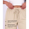 image:image3 Pack Womens Palazzo Pants Wide Leg Adaptive Pajama Bottoms Lounge CasualSet 5