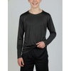 image:image4 Pack Boys Dry Fit Long Sleeve T Shirts Athletic Crew Neck Kids Teen TopsSet 1