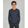 image:image4 Pack Boys Dry Fit Long Sleeve T Shirts Athletic Crew Neck Kids Teen TopsSet 12
