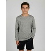 image:image4 Pack Boys Dry Fit Long Sleeve T Shirts Athletic Crew Neck Kids Teen TopsSet 5
