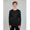 image:image4 Pack Boys Dry Fit Long Sleeve T Shirts Athletic Crew Neck Kids Teen TopsSet 6