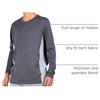 image:image4 Pack Boys Dry Fit Long Sleeve T Shirts Athletic Crew Neck Kids Teen TopsSet 7