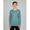 image:image4 Pack Boys Dry Fit Long Sleeve T Shirts Athletic Crew Neck Kids Teen TopsSet 8