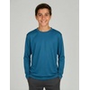 image:image4 Pack Boys Dry Fit Long Sleeve T Shirts Athletic Crew Neck Kids Teen TopsSet 9