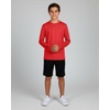 image:image4 Pack Boys Mesh Long Sleeve T Shirts Dry Fit Crew Neck Athletic Kids TeenSet 2