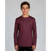 image:image4 Pack Boys Mesh Long Sleeve T Shirts Dry Fit Crew Neck Athletic Kids TeenSet 3