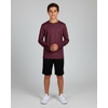 image:image4 Pack Boys Mesh Long Sleeve T Shirts Dry Fit Crew Neck Athletic Kids TeenSet 3