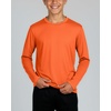 image:image4 Pack Boys Mesh Long Sleeve T Shirts Dry Fit Crew Neck Athletic Kids TeenSet 4