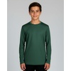 image:image4 Pack Boys Mesh Long Sleeve T Shirts Dry Fit Crew Neck Athletic Kids TeenSet 6