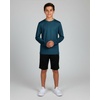 image:image4 Pack Boys Mesh Long Sleeve T Shirts Dry Fit Crew Neck Athletic Kids TeenSet 7