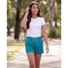image:image4 Pack Girls Mesh Shorts Athletic Basketball Soccer Pockets Teens Kids GymSet 1