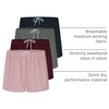 image:image4 Pack Girls Mesh Shorts Athletic Basketball Soccer Pockets Teens Kids GymSet 11