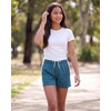 image:image4 Pack Girls Mesh Shorts Athletic Basketball Soccer Pockets Teens Kids GymSet 8