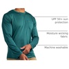 image:image4 Pack Mens Long Sleeve Dry Fit T Shirts Pocket Fishing Workout UPF 50 SunSet 10