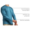 image:image4 Pack Mens Long Sleeve Dry Fit T Shirts Pocket Fishing Workout UPF 50 SunSet 9
