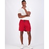 image:image4 Pack Mens Mesh 5 Zipper Athletic Workout Running Basketball Gym Shorts5inch  Set 9