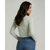 image:image4 Pack Womens Cotton Crop Tops Long Sleeve Cropped Tshirts Crew Neck TeesSet 3