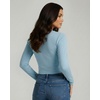 image:image4 Pack Womens Cotton Crop Tops Long Sleeve Cropped Tshirts Crew Neck TeesSet 4