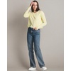 image:image4 Pack Womens Cotton Crop Tops Long Sleeve Cropped Tshirts Crew Neck TeesSet 6