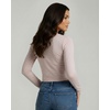 image:image4 Pack Womens Cotton Crop Tops Long Sleeve Cropped Tshirts Crew Neck TeesSet 7