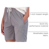 image:image4 Pack Womens Mesh Bermuda Shorts Athletic Running Gym Workout PocketsSet 6