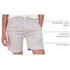 image:image4 Pack Womens Mesh Bermuda Shorts Athletic Running Gym Workout PocketsSet 9