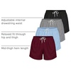 image:image4 Pack Womens Mesh Shorts Basketball Athletic Running Workout Gym PocketsSet C