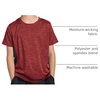 image:image5 Pack Boys Dry Fit T Shirts Athletic Short Sleeve Tees Kids TeensSet D