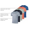 image:image5 Pack Boys Dry Fit T Shirts Athletic Short Sleeve Tees Kids TeensSet L