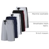 image:image5 Pack Boys Mesh Athletic Shorts Basketball Kids Soccer Sports PocketsSet 3