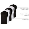 image:image5 Pack Mens Mesh Muscle Tank Tops Sleeveless Athletic Gym Workout ShirtsSet 3