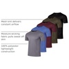image:image5 Pack Mens Mesh Short Sleeve T Shirts Athletic Workout Running Gym TeesSet 4
