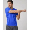 image:image5 Pack Mens Mesh Short Sleeve T Shirts Athletic Workout Running Gym TeesSet 4