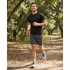image:image5 Pack Mens Mesh Short Sleeve T Shirts Athletic Workout Running Gym TeesSet 5