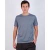 image:image5 Pack Mens Mesh Short Sleeve T Shirts Athletic Workout Running Gym TeesSet 7