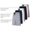 image:image5 Pack Mens Mesh Shorts 9 Long Athletic Running Workout Gym BasketballSet F